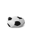 © Vattenson - Realistic deflated football, soccer ball isolated on white background. Vector illustration of the deflated ball. Classic design