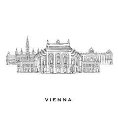 Wall Mural - Vienna Austria famous architecture