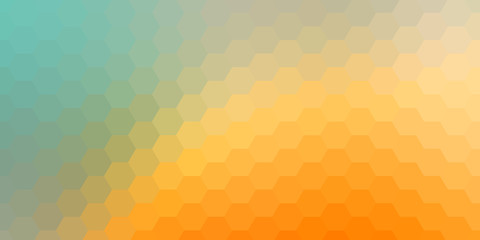 Wall Mural - Abstract hexagonal background. Vector geometric background with hexagons and gradient effect. Bright color vector background illustration.