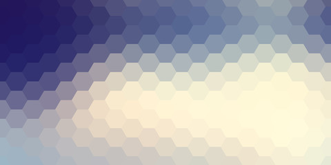Wall Mural - Abstract hexagonal background. Vector geometric background with hexagons and gradient effect. Bright color vector background illustration.