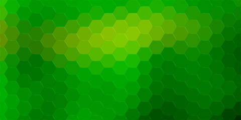 Wall Mural - Abstract hexagonal background. Vector geometric background with hexagons and gradient effect. Bright color vector background illustration.
