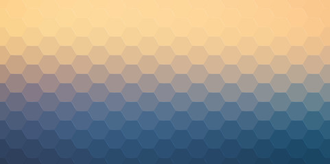 Wall Mural - Abstract hexagonal background. Vector geometric background with hexagons and gradient effect. Bright color vector background illustration.