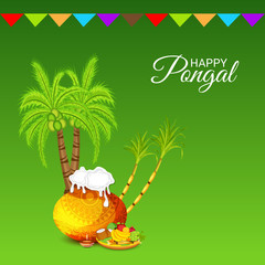 Canvas Print - Happy Pongal.