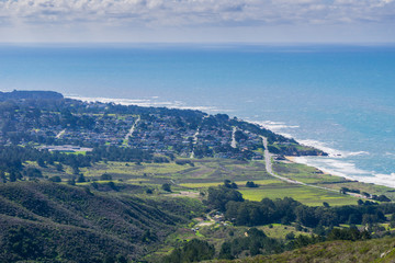 Wall Mural - View towards Montara from McNee Ranch, California