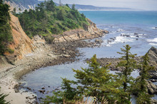 Protected Cove Near Cape Arago State Park, Coos Bay, Oregon