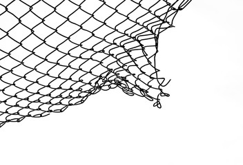 Poster - damage wire mesh