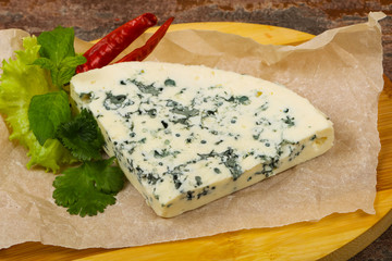 Blue cheese slice