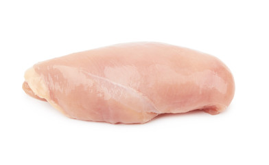 Raw chicken fillet