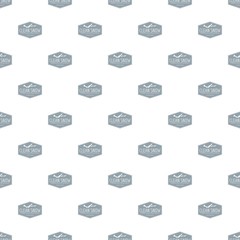 Poster - Clean snow pattern vector seamless repeat for any web design