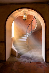 Victorian spiral staircase