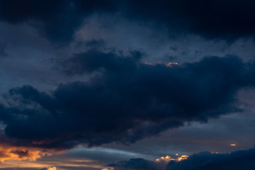 Wall Mural - Dark Clouds