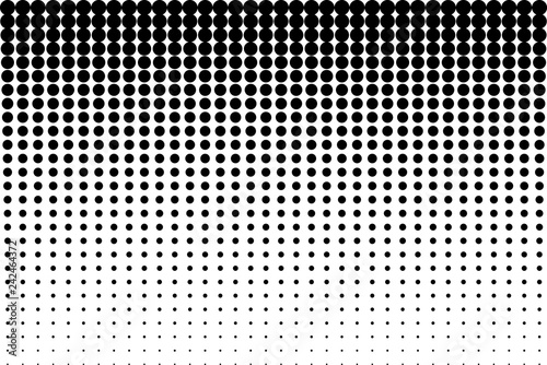 Halftone pattern. Comic background. Dotted backdrop with circles, dots, point...
