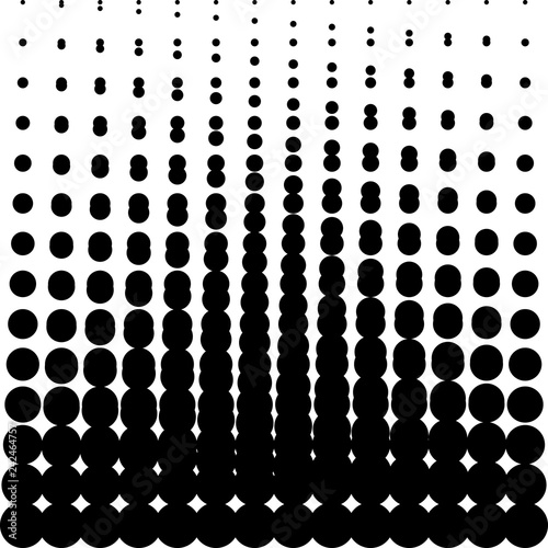 Abstract futuristic halftone pattern. Comic background. Dotted backdrop with ...