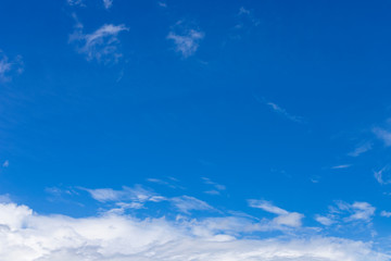 blue sky with clouds background