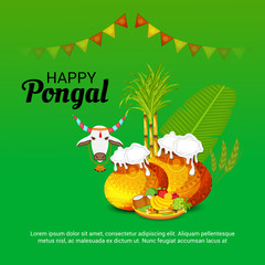 Canvas Print - Happy Pongal.