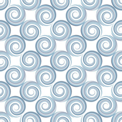 Poster - Abstract geometric seamless pattern with spiral shapes.