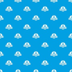 Poster - Technical machinery pattern vector seamless blue repeat for any use