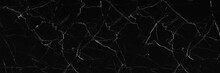 Horizontal Elegant Black Marble Background