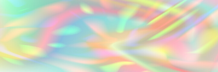 Aufkleber - horizontal abstract pastel holographic texture design for pattern and background