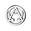 alpha and omega icon. Beginning and end sign. Greek alpha and omega symbol logo