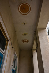 Poster - Sinaia documentary project. Abandoned buildings in Sinaia, Prahova Valley, Romania.