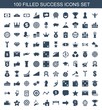 © HN Works - 100 success icons