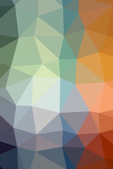 Abstract Low-Poly Triangular Modern Geometric Background. Colorful Polygonal Mosaic Pattern Template. Repeating Routine With Triangles. Origami Style With Gradient. Futuristic Design Backdrop