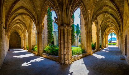 Wall Mural - Bellapais abbey at Beylerbeyi village in Northern Cyprus