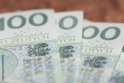Fotografía Nahaufnahme vom Polnische Zloty PLN Geldschein