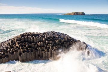 Giant's Causeway on a sunny day