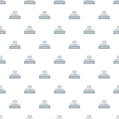 Poster - Global friendship pattern vector seamless repeat for any web design