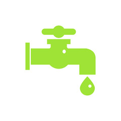 Fototapete - Water icon on white background for graphic and web design, Modern simple vector sign. Internet concept. Trendy symbol for website design web button or mobile app