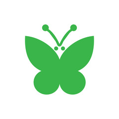 Fototapete - Butterfly icon on white background for graphic and web design, Modern simple vector sign. Internet concept. Trendy symbol for website design web button or mobile app