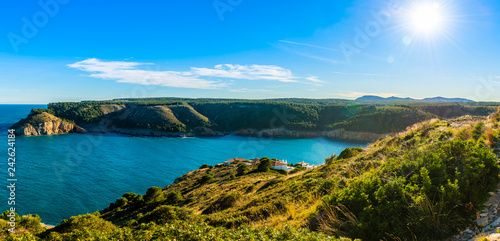 Fotografía Panorama depuis Mongo à L'Escala en Catalogne, Espagne