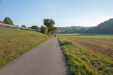 Wall Mural - cycle path