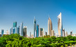 Skyline of Kuwait City at Al Shaheed Park
