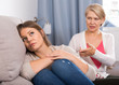 © JackF - mother scolds her adult daughter