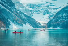 Boat On The Lake Louise