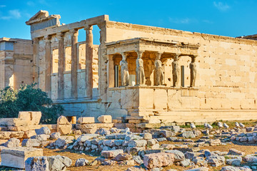 Wall Mural - The Erechtheion temple in Athens