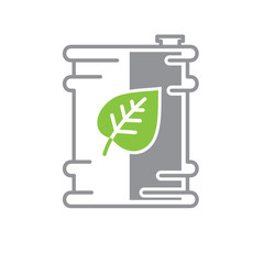Fototapete - Ecology fuel icon on white background for graphic and web design, Modern simple vector sign. Internet concept. Trendy symbol for website design web button or mobile app