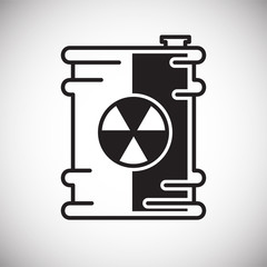 Fototapete - Ecology fuel icon on white background for graphic and web design, Modern simple vector sign. Internet concept. Trendy symbol for website design web button or mobile app