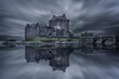 Elian Donan Castle before storm, Isle of Skye, Scotland