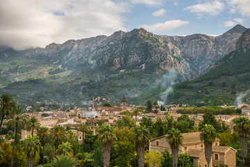 Soller city on Mallorca island, Spain