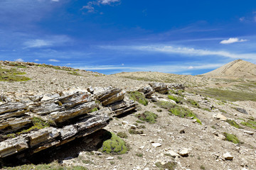 Wall Mural - Mountains of the central mountain range of the Peruvian Andes. Huancavelica - Peru.