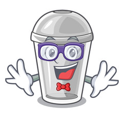 Sticker - Geek plastic cup in the character image