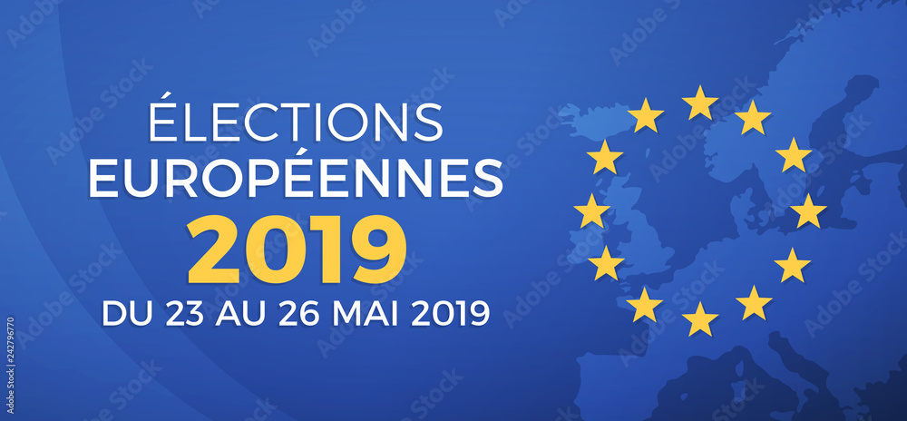 Élections européennes 2019 - obrazy, fototapety, plakaty 