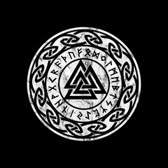 Sticker - Valknut Odin Symbol