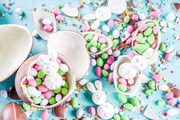 Wall Mural - Easter sweets background