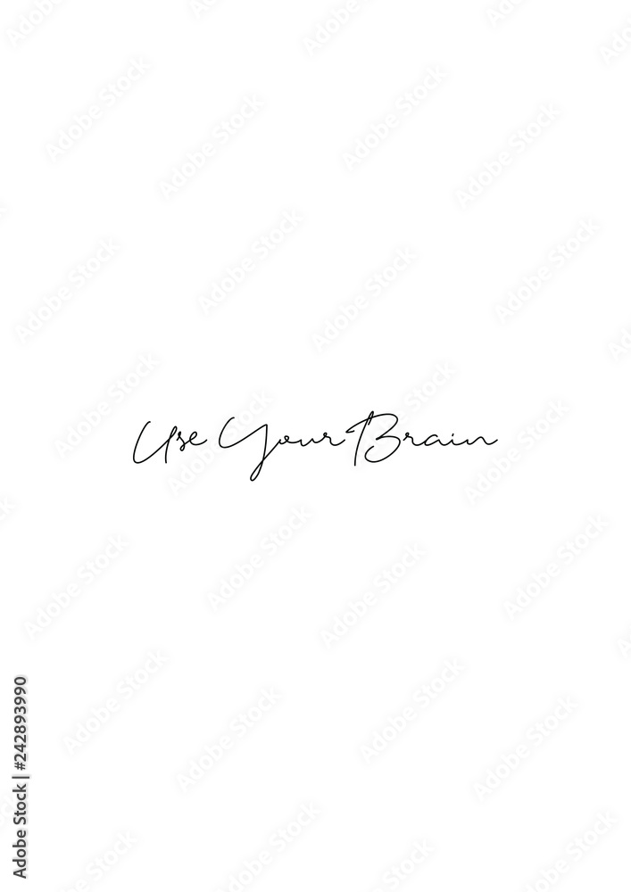Life quote with typography, handwritten letters in vector. Wall art, room wall decor for everybody. Motivation for life, inspirational quotes. - obrazy, fototapety, plakaty 