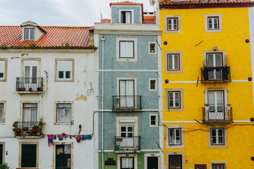 Old buildings in Lisbon, Portugal